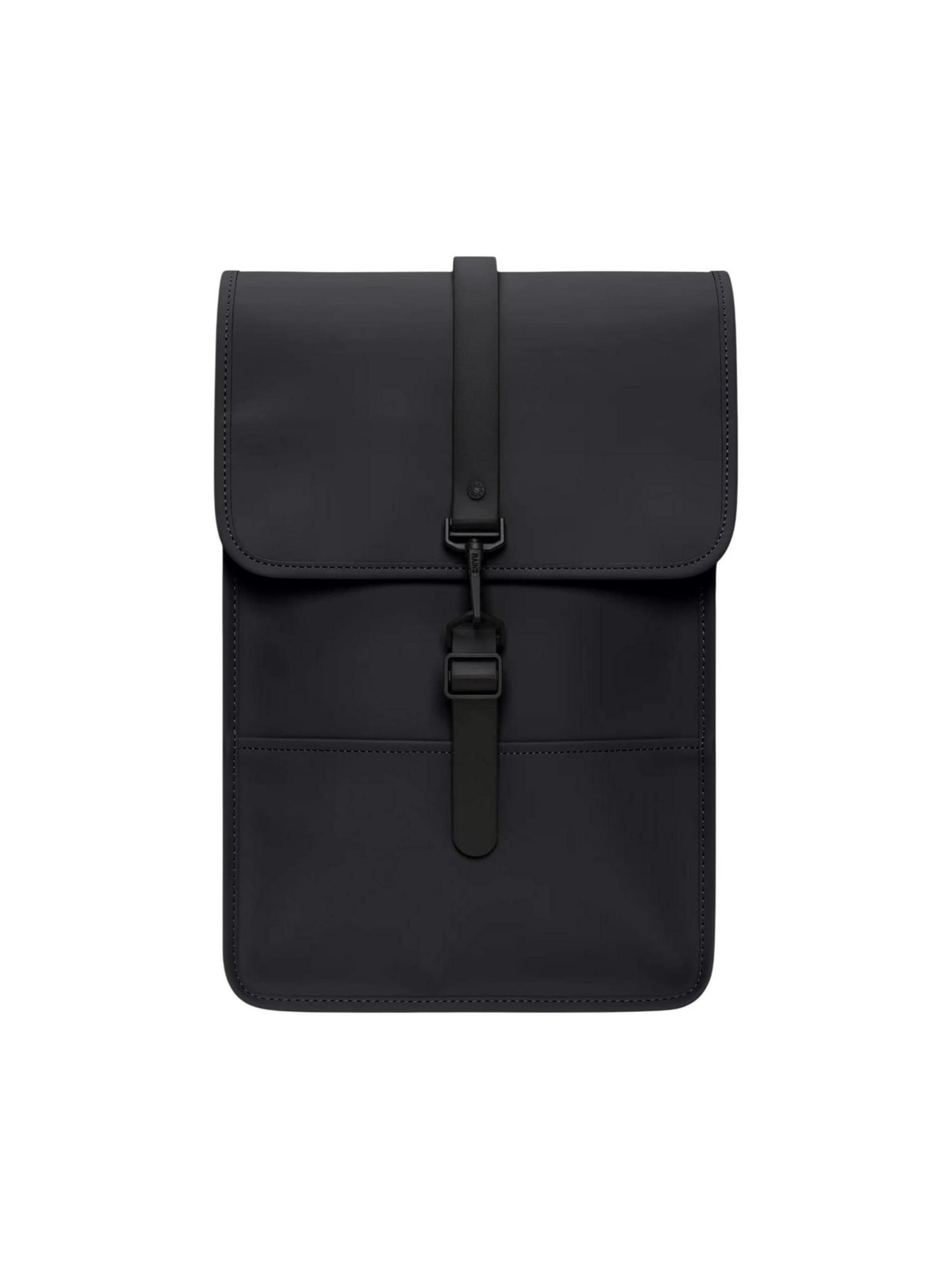 RAINS - Mochila 'Backpack Mini W3 UNISEX 13020' en negro: frente