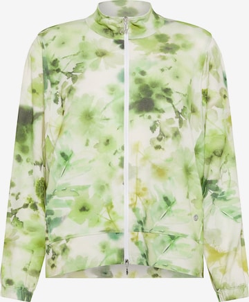 Veste de survêtement DEHA en vert : devant