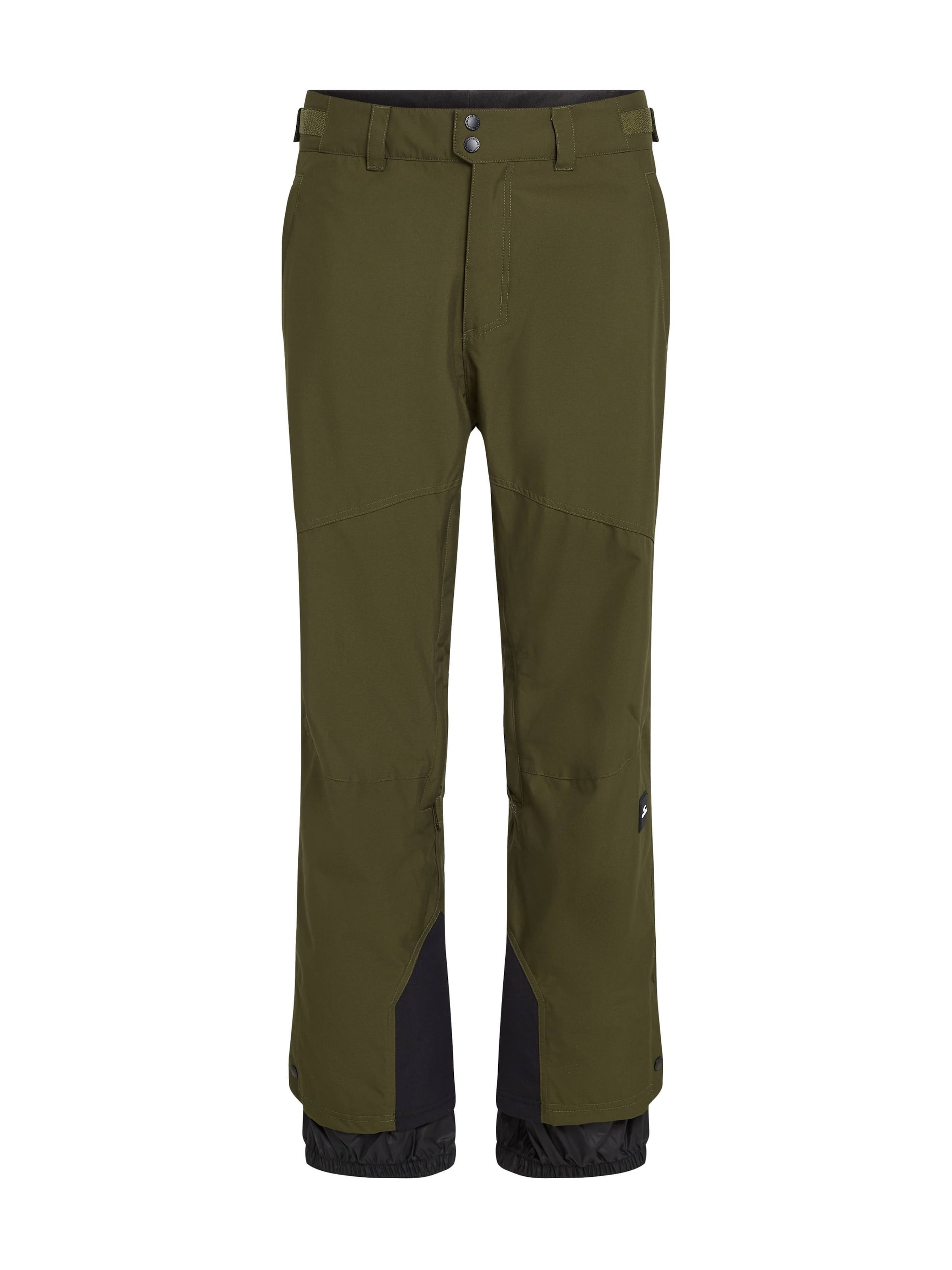 O'NEILL Loosefit Outdoorové kalhoty – zelená: přední strana