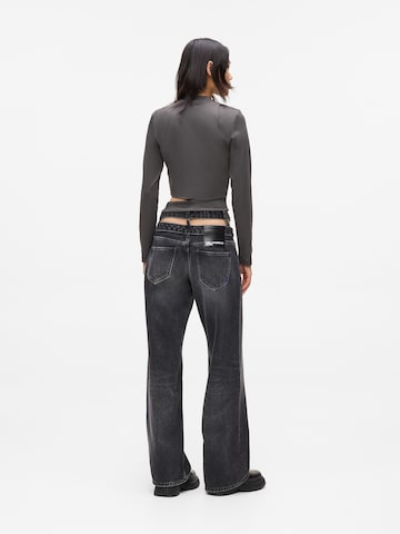 KARL LAGERFELD JEANS Loosefit Jeans i sort