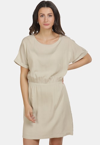 usha BLUE LABEL Zomerjurk in Beige: voorkant