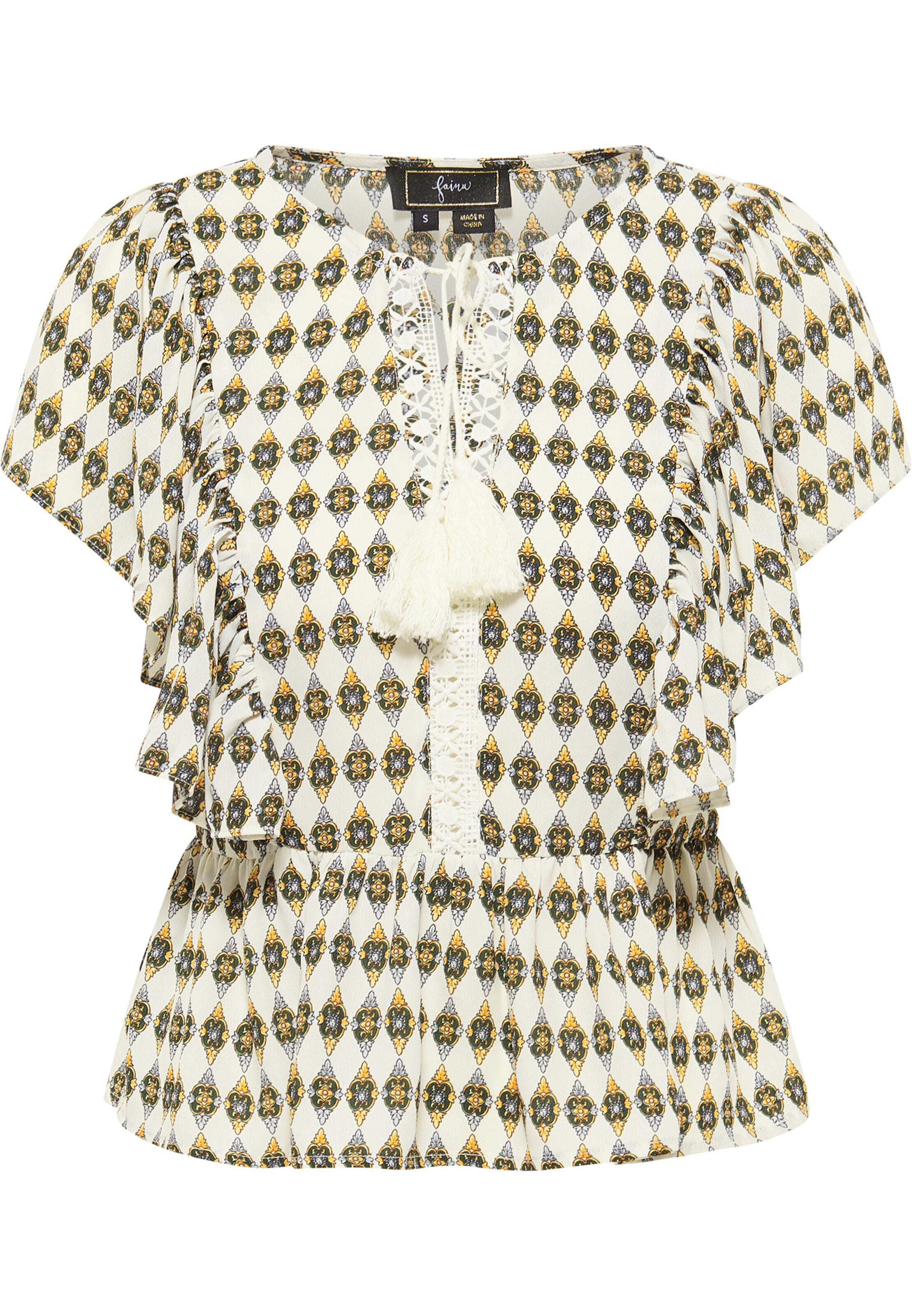 faina Блуза в бяло: отпред