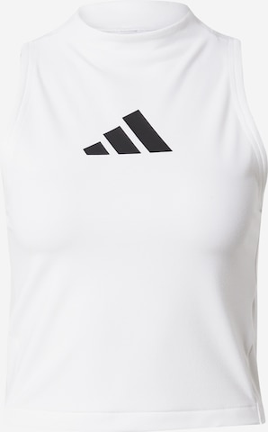 ADIDAS SPORTSWEAR Sports top 'Z.N.E.' in White: front