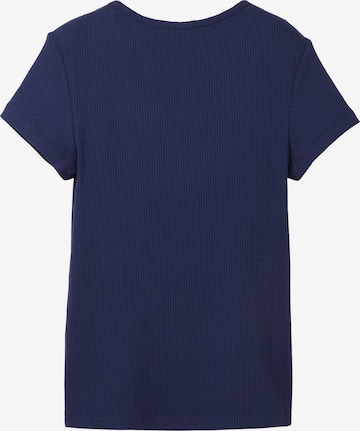 TOM TAILOR T-Shirt in Blau