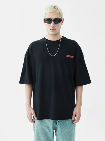 T-Shirt 'Dusty Miller' VAMOS CLO en noir : devant