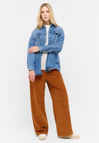 MUSTANG Loosefit Hose 'Style Bell' in Braun
