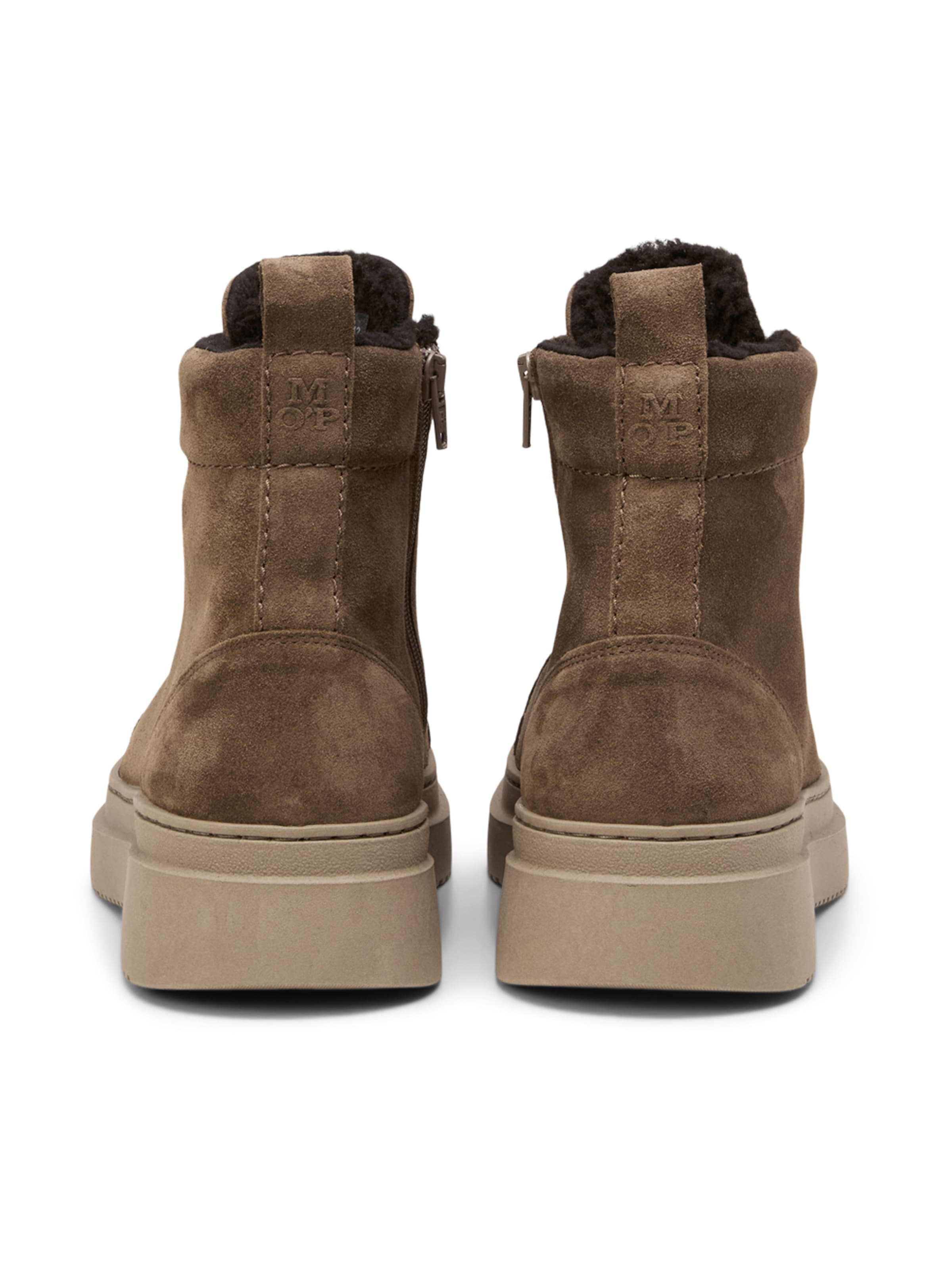 Bottines à lacets Marc O'Polo en marron