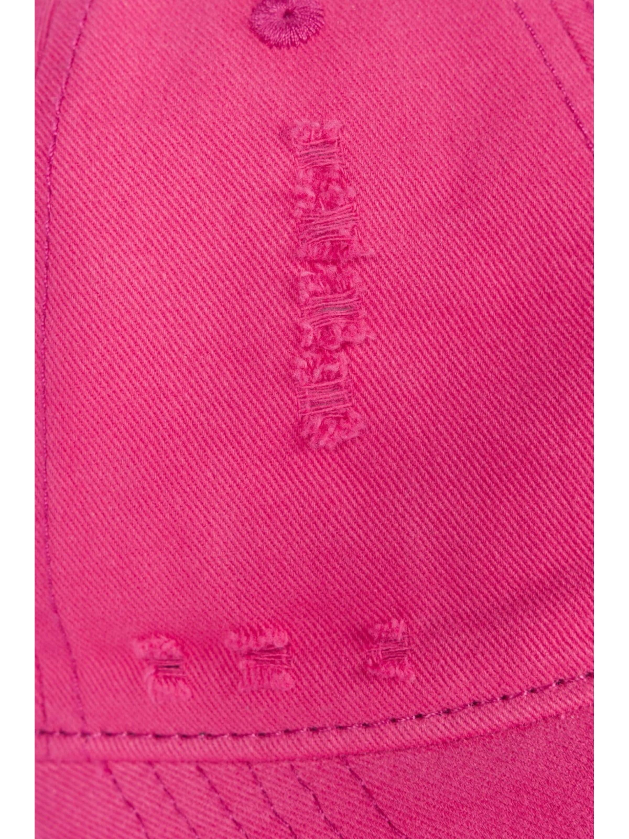 styleBREAKER Cap 'Baseball Cap Destroyed Look' in Pink