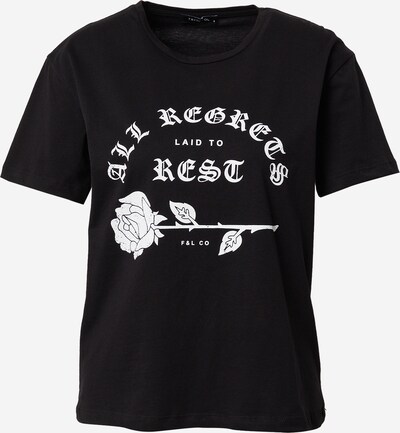 Trendyol T-Shirt in schwarz / weiß, Produktansicht