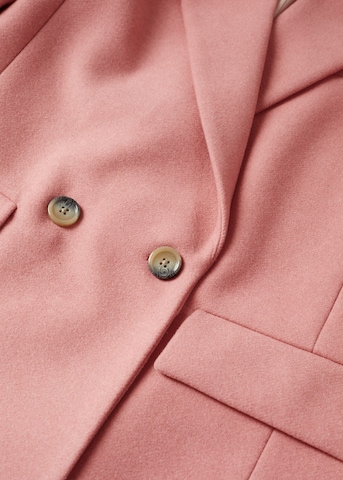 Palton de primăvară-toamnă 'Dali' de la MANGO pe roz