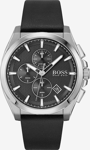 BOSS Black Analog Watch in Black: front