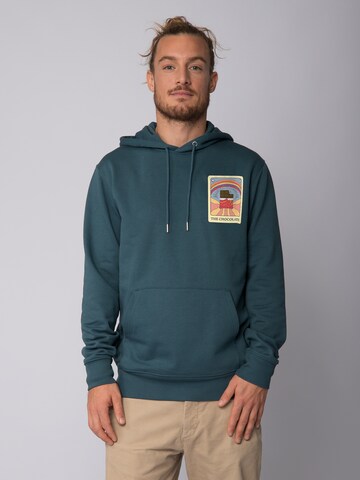 Sweat-shirt 'Tarot The Chocolate' Watapparel en bleu : devant