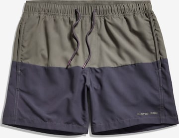 Shorts de bain G-Star RAW en gris : devant