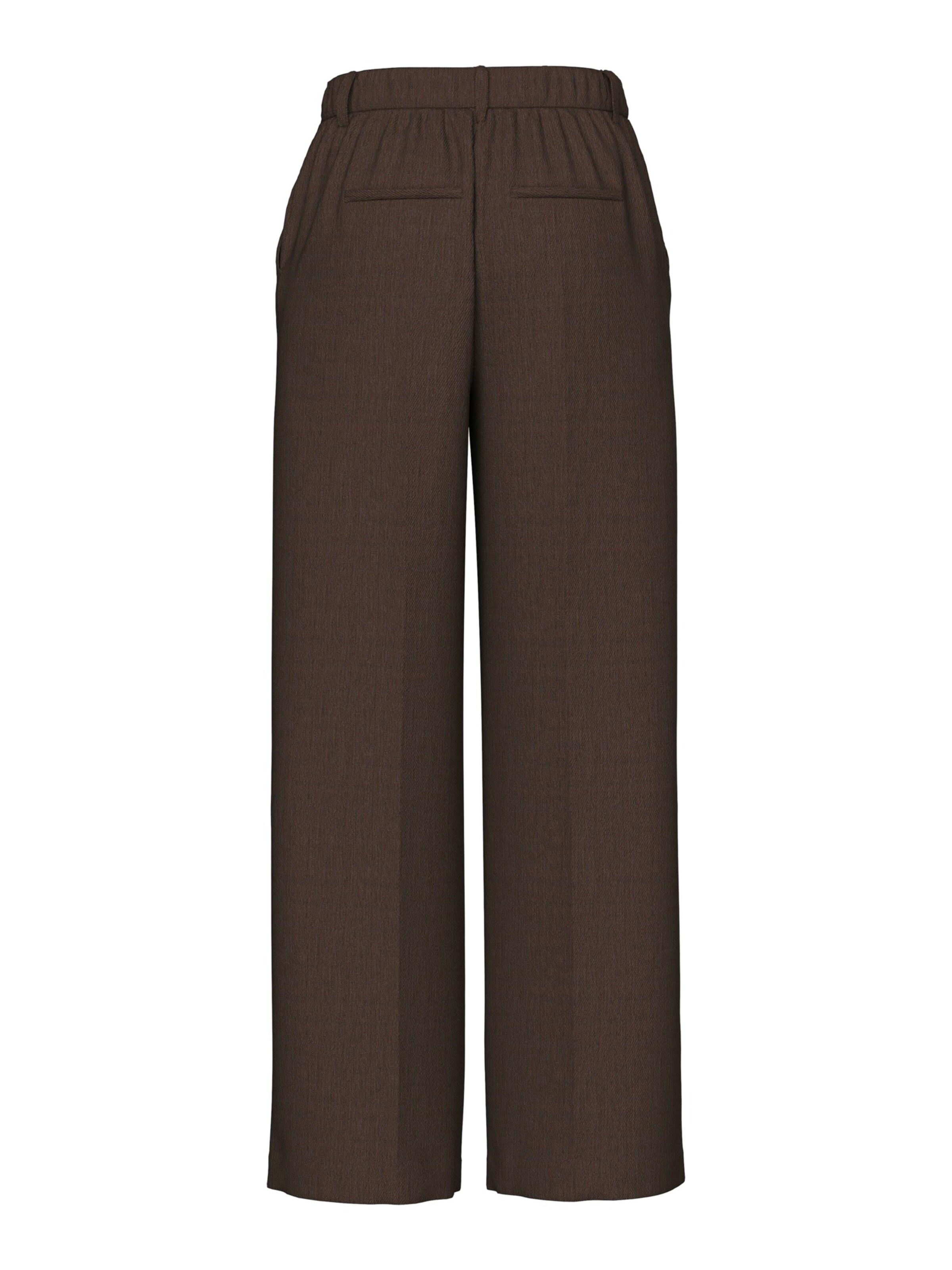 PIECES Wide leg Παντελόνι 'PCKamil' σε καφέ