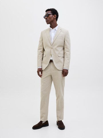 JACK & JONES Slim fit Trousers with creases 'JPRStan' in Grey