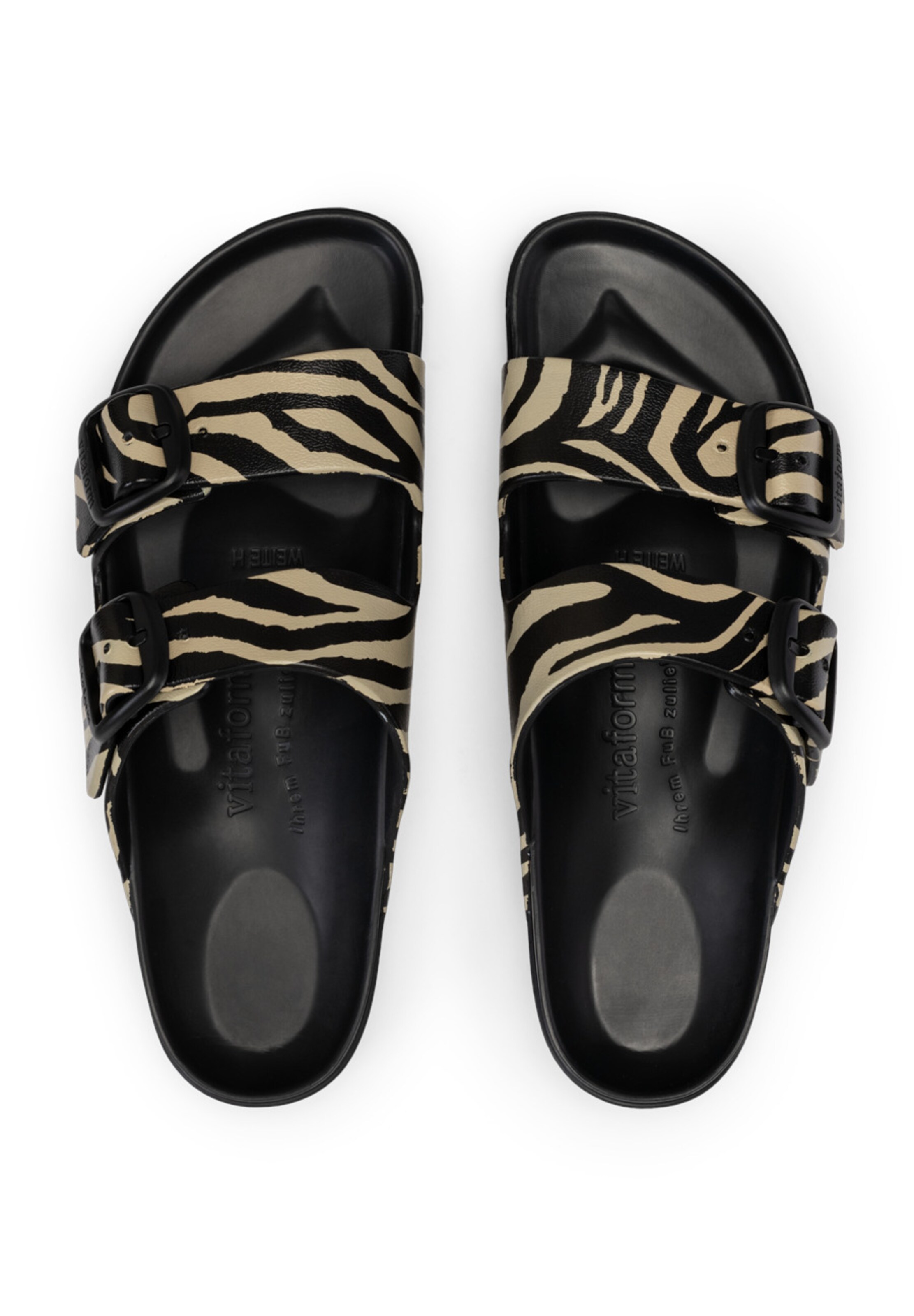 VITAFORM Mules in Black