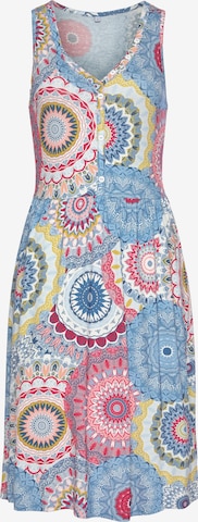 VIVANCE Summer Dress in Blue: front