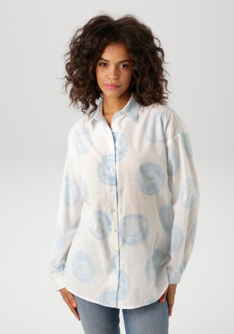 Aniston CASUAL Blouse in White: front