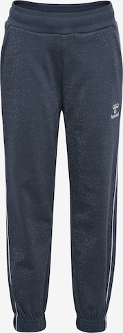 Hummel Tapered Workout Pants 'GIZELA' in Blue: front