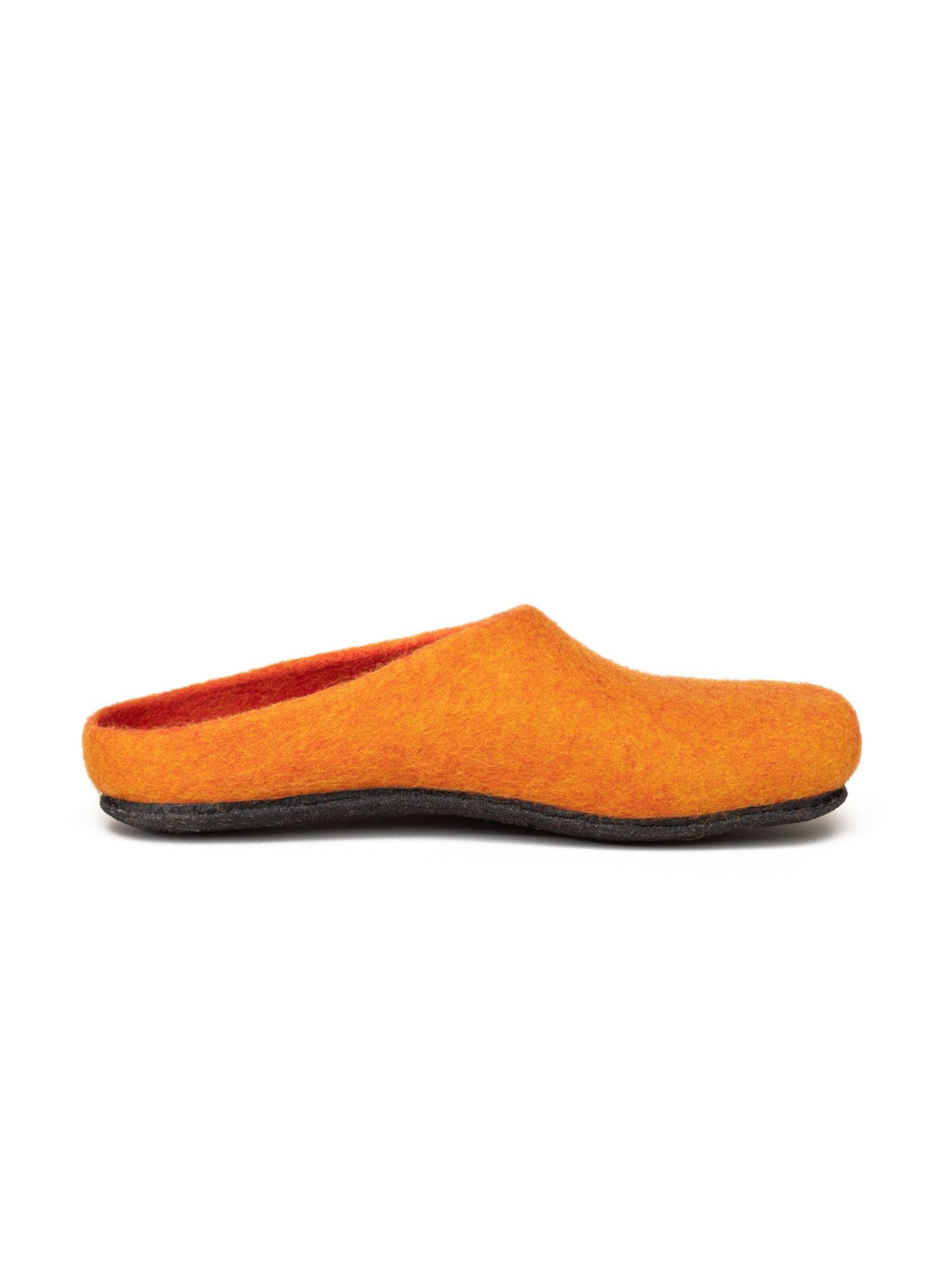 MagicFelt Slippers 'Filzpantoffel Magicfelt 709' in Orange