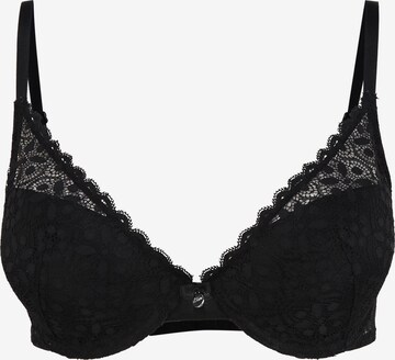 Reggiseno di s.Oliver in nero: frontale