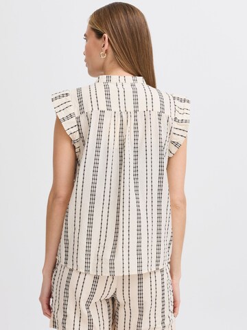 Camicia da donna 'IHJOSINE' di ICHI in beige