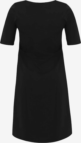 Yoek Kleid in Schwarz