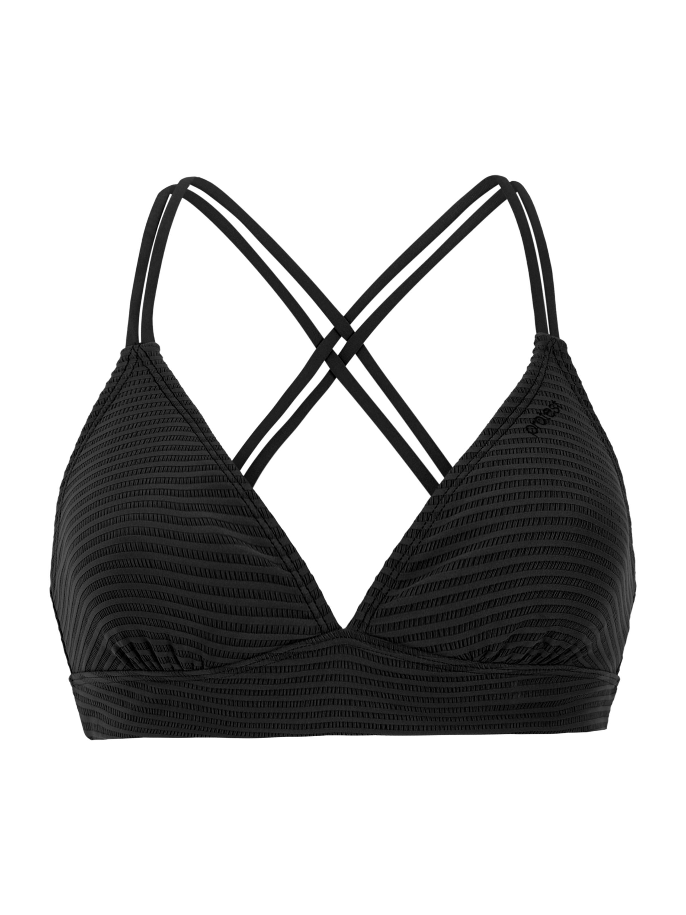 PROTESTTrokutasti Bikini gornji dio 'PATIO' - crna boja: prednji dio