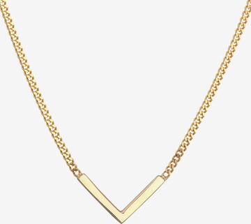 ELLI PREMIUM Necklace 'Geo' in Gold: front