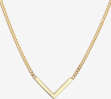 ELLI PREMIUM Ketting 'Geo' in Goud: voorkant