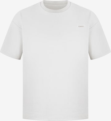 Smilodox T-Shirt Oversize Cedrik in Beige: Vorderseite