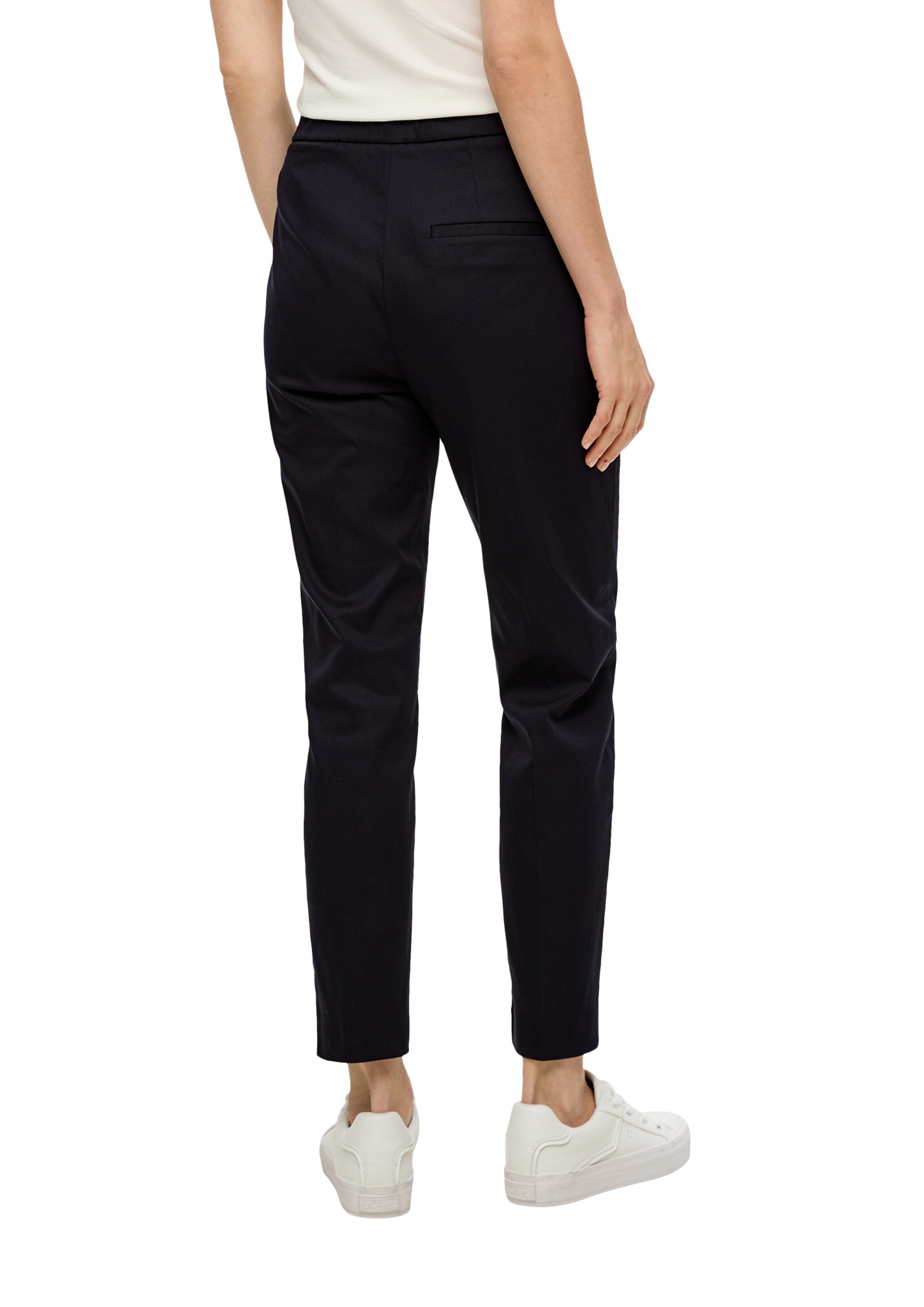 s.Oliver BLACK LABEL Tapered Pantalon in Blauw