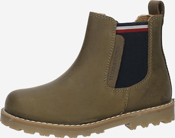 TOMMY HILFIGER Сапоги в Зеленый: спереди