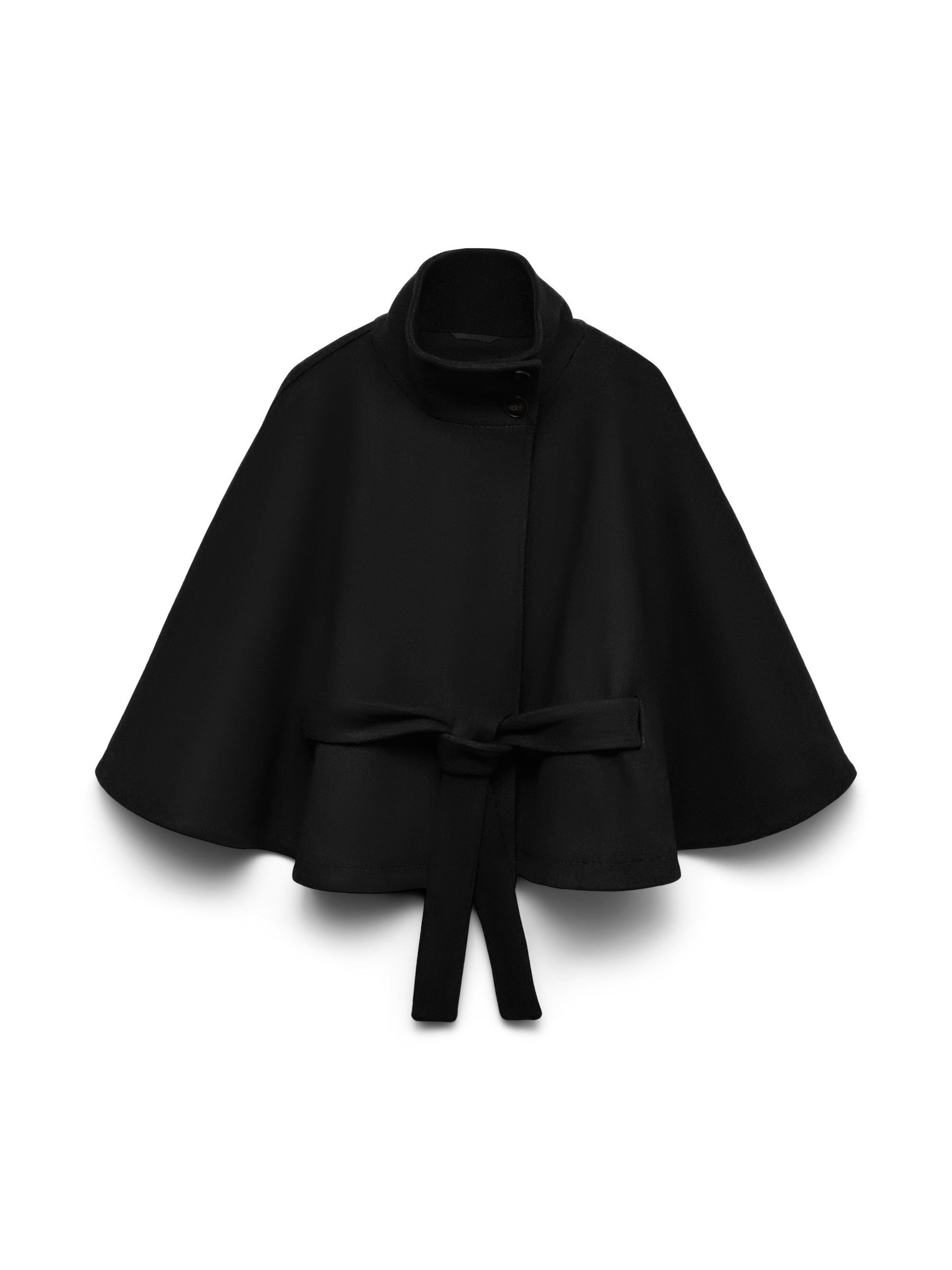 VERO MODA Cape 'VMBabetterosa' in Schwarz: Vorderseite