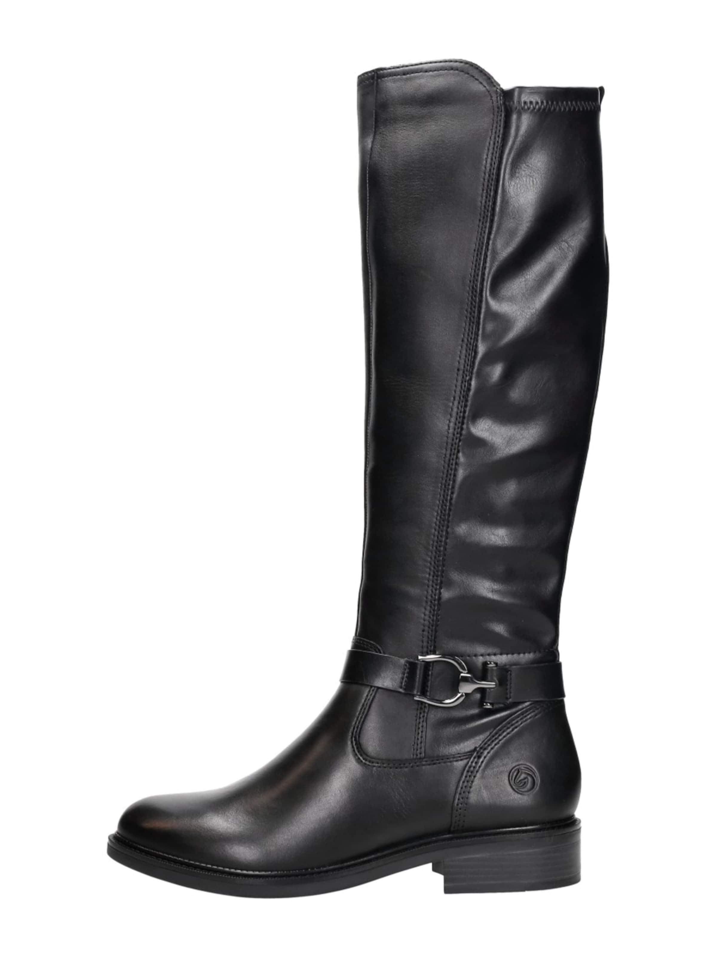 REMONTE Boots 'Lange Laarzen' in Zwart