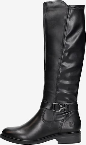 Boots 'Lange Laarzen' REMONTE en noir : devant