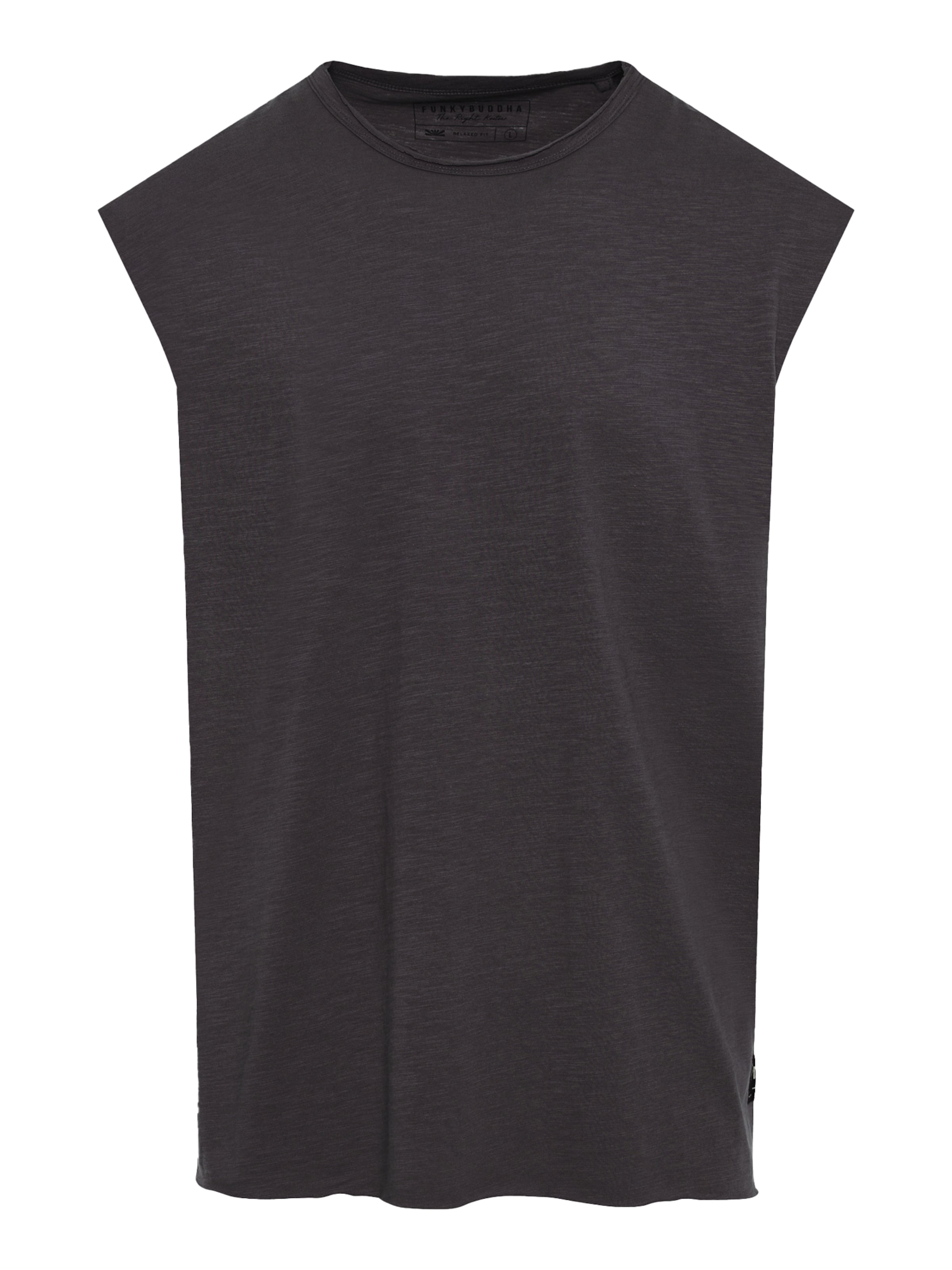 Funky Buddha Μπλουζάκι σε γκρι: μπροστά