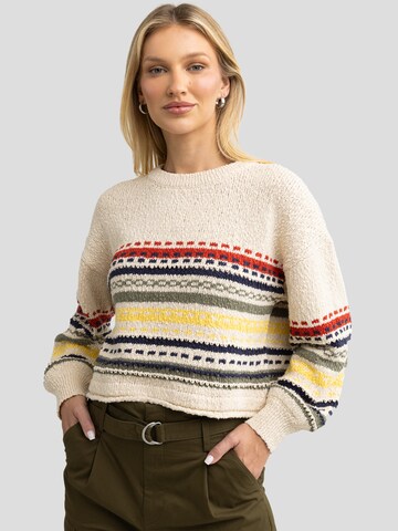 Pullover 'Mixta' di BIG STAR in beige: frontale