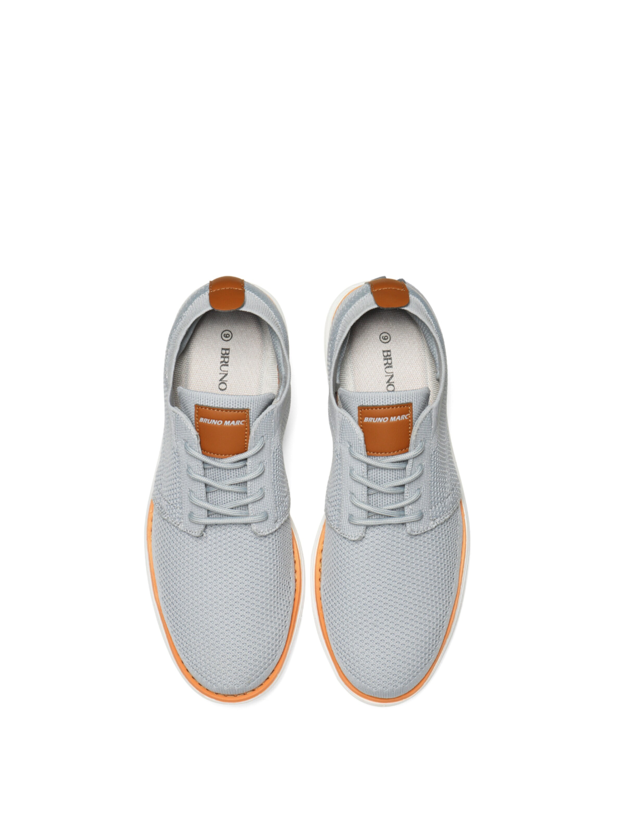 Bruno Marc Slip-Ons in Grey