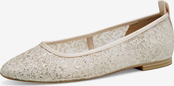 Ballerines Tamaris en beige : devant