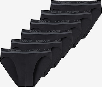 uncover by SCHIESSER Panty in Black: front