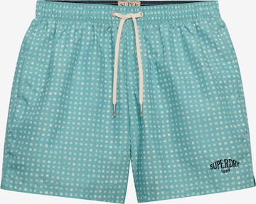 Shorts de bain Superdry & Co en bleu : devant