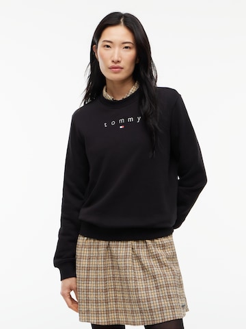 Tommy Jeans Μπλούζα φούτερ σε μαύρο: μπροστά