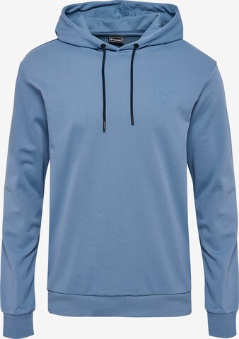 Hummel Athletic Sweatshirt in Blue: front