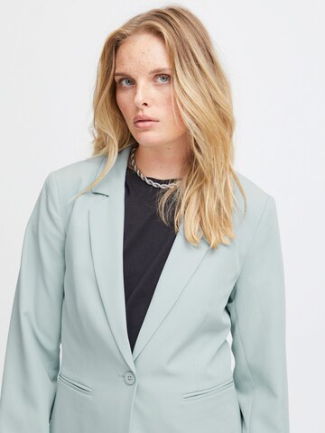 ICHI Slim fit Blazer 'LEXI' in Green