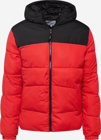 Veste d’hiver 'JJCHILI' JACK & JONES en rouge : devant