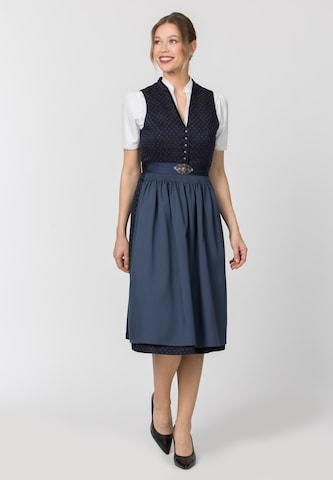 STOCKERPOINT Dirndl 'Marlina' in Blauw: voorkant