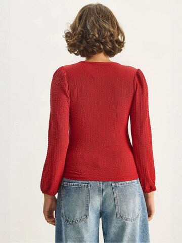 Chemisier Bianco Lucci en rouge