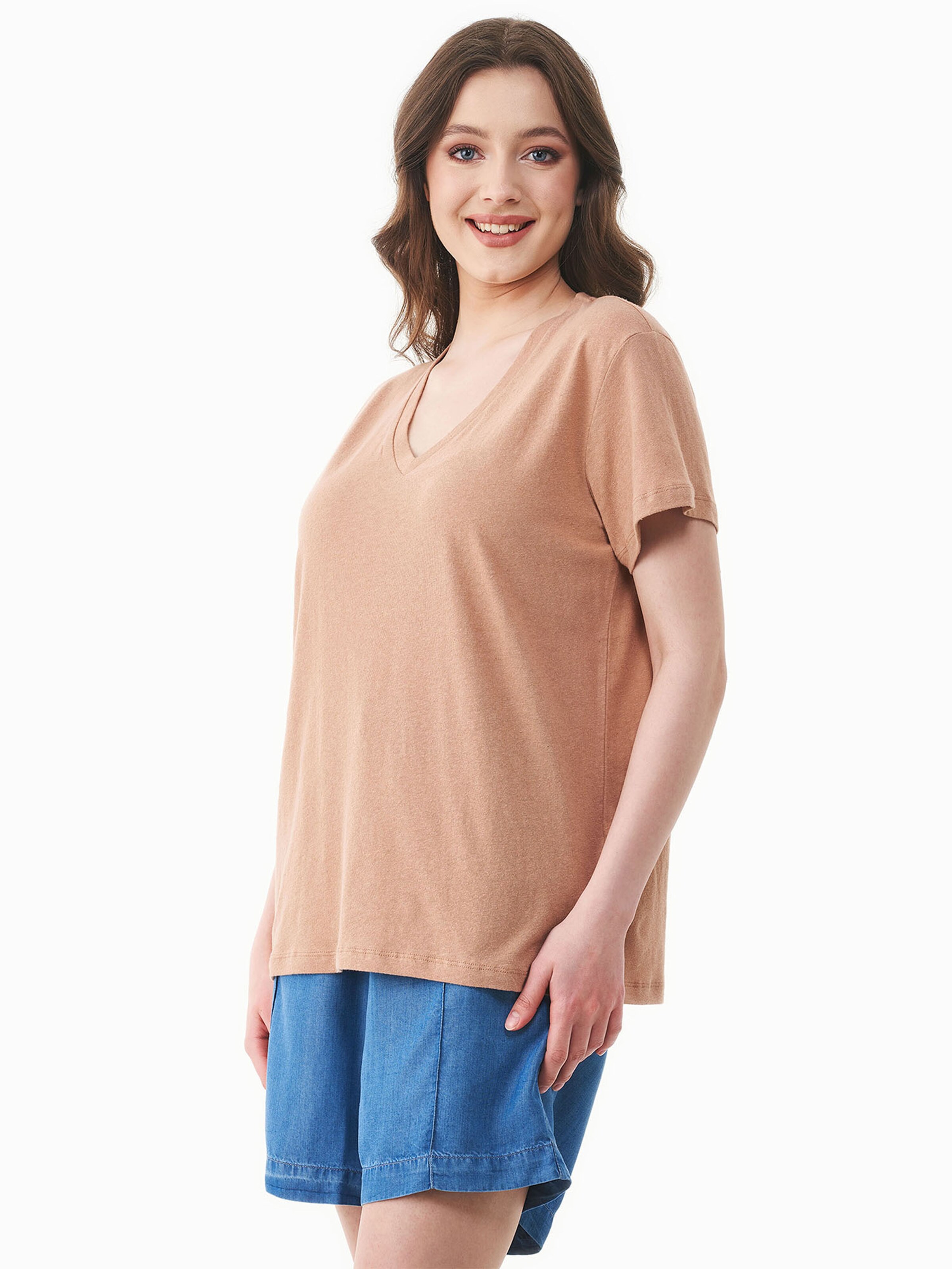 Organication T-Shirt in Beige