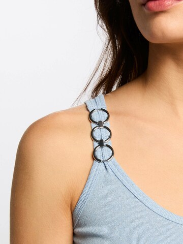 Top di Morgan in blu